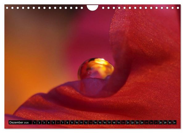 Produktbild: Wassertropfen - Diamanten des Lebens (Wandkalender 2026 DIN A4 quer), CALVENDO Monatskalender
