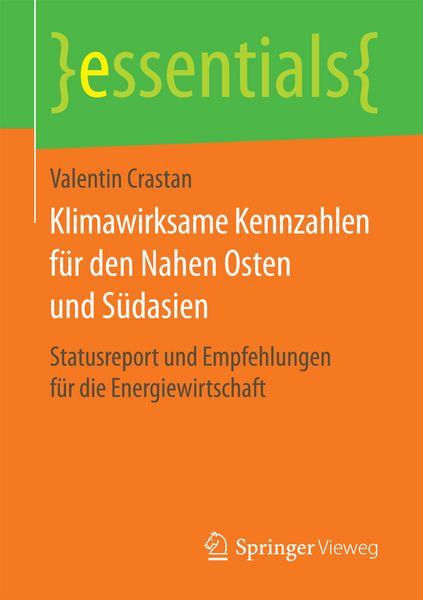 Produktbild: Klimawirksame Kennzahlen f&uuml;r den Nahen Osten und S&uuml;dasien