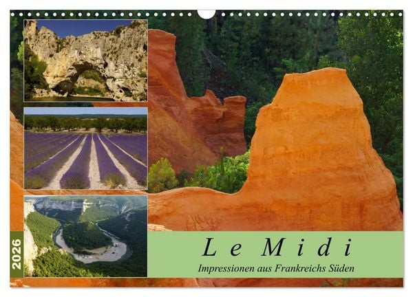 Produktbild: Le Midi - Impressionen aus Frankreichs S&uuml;den (Wandkalender 2026 DIN A3 quer), CALVENDO Monatskalender