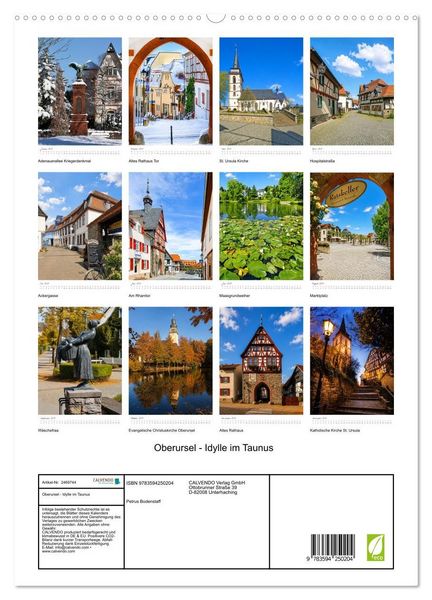 Produktbild: Oberursel - Idylle im Taunus (hochwertiger Premium Wandkalender 2027 DIN A2 hoch), Kunstdruck in Hochglanz