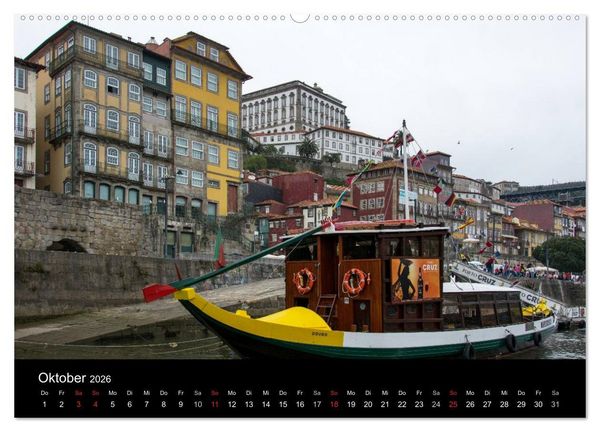 Produktbild: Glanzlichter Portugals (hochwertiger Premium Wandkalender 2026 DIN A2 quer), Kunstdruck in Hochglanz