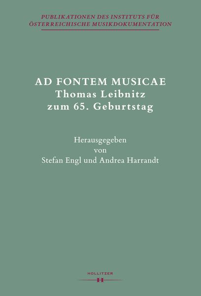 Produktbild: Ad Fontem Musicae