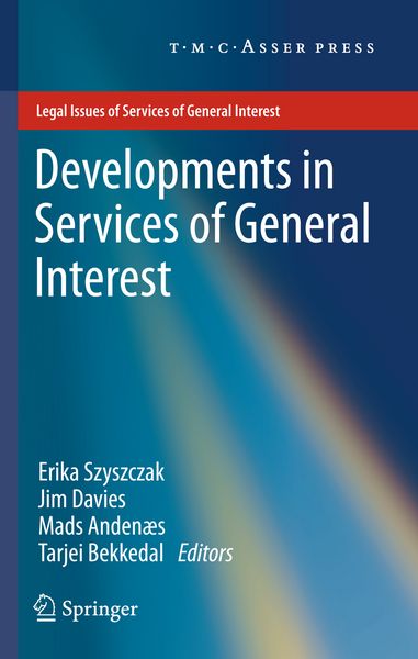 Produktbild: Developments in Services of General Interest