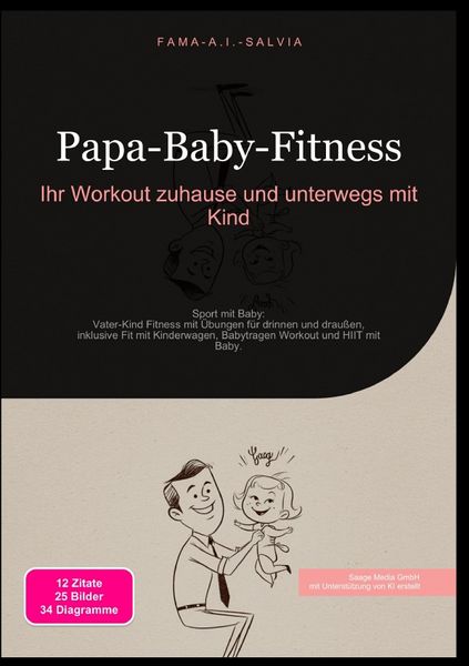 Produktbild: Papa-Baby-Fitness: Ihr Workout zuhause und unterwegs mit Kind