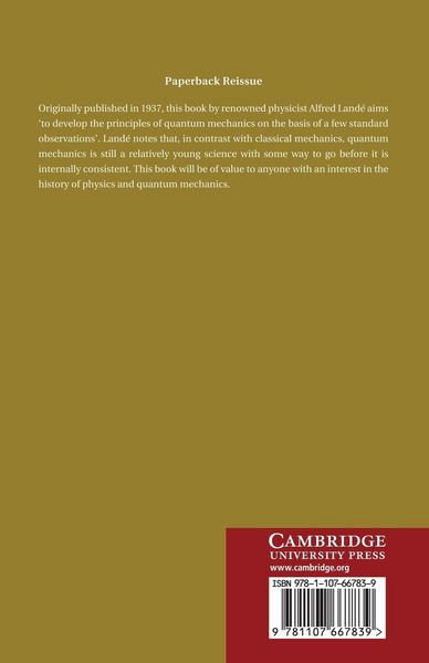 Produktbild: Principles of Quantum Mechanics