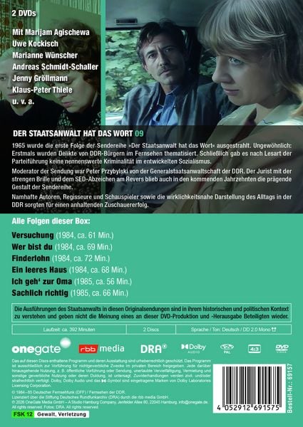 Produktbild: Der Staatsanwalt hat das Wort - Box 9 [2 DVDs]