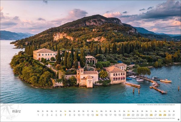 Produktbild: Gardasee Globetrotter Kalender 2027 - Von romantischen Buchten und malerischen Orten