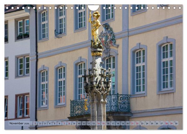 Produktbild: Freiburg im Breisgau - Die Schwarzwaldmetropole (Wandkalender 2026 DIN A4 quer), CALVENDO Monatskalender