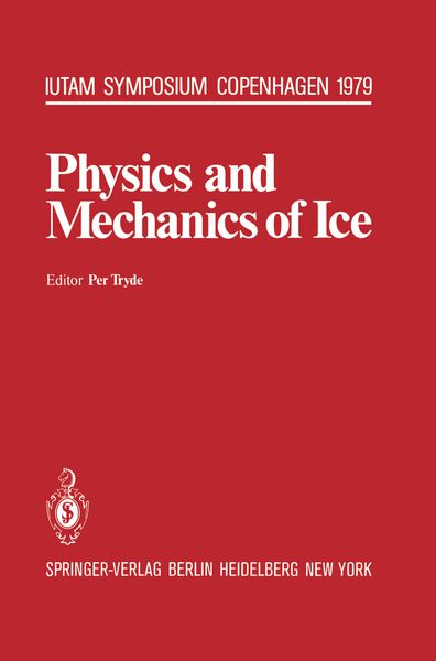 Produktbild: Physics and Mechanics of Ice