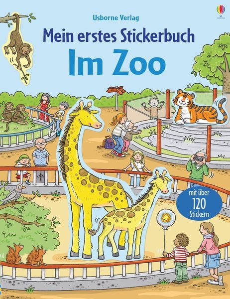 Mein erstes Stickerbuch: Im Zoo, Taschenbuch von Sam Taplin, Usborne, 9781789411768
