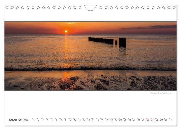 Produktbild: Emotionale Momente: Sylt de Luxe - die sch&ouml;nste deutsche Insel. (Wandkalender 2026 DIN A4 quer), CALVENDO Monatskalender