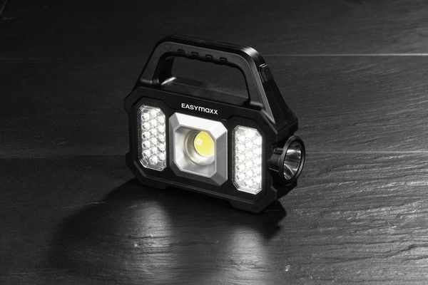 Produktbild: Easymaxx 12899 LED, COB LED Arbeitsleuchte akkubetrieben, solarbetrieben