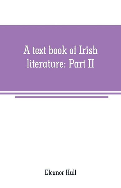 Produktbild: A text book of Irish literature