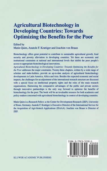 Produktbild: Agricultural Biotechnology in Developing Countries