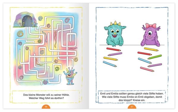 Produktbild: Mein monsterstarkes Vorschulbuch