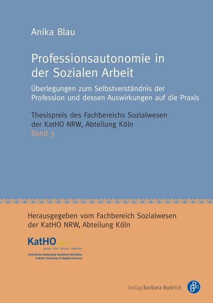 Produktbild: Professionsautonomie in der Sozialen Arbeit