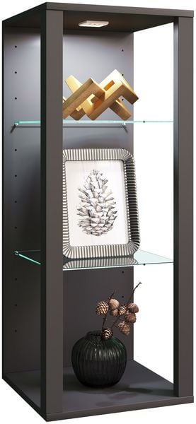 Produktbild: Holz Glas Wandvitrine Wandregal Glasol MW