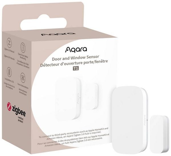 Aqara Tür-, Fensterkontakt DW-S03D Weiß Apple HomeKit