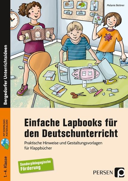 Produktbild: Einfache Lapbooks f&uuml;r den Deutschunterricht