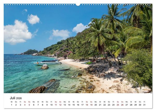 Produktbild: Die sch&ouml;nsten Inseln Thailands (hochwertiger Premium Wandkalender 2026 DIN A2 quer), Kunstdruck in Hochglanz