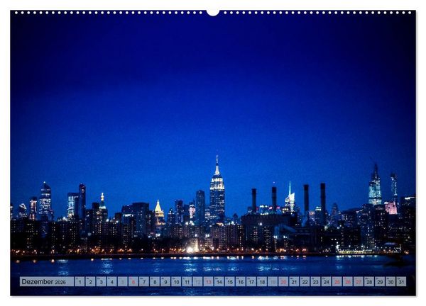 Produktbild: New York - Stadt der Wolkenkratzer (hochwertiger Premium Wandkalender 2026 DIN A2 quer), Kunstdruck in Hochglanz