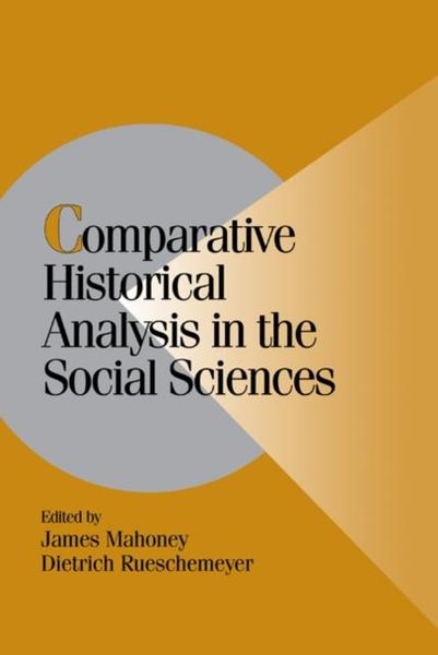 Produktbild: Comparative Historical Analysis in the Social Sciences