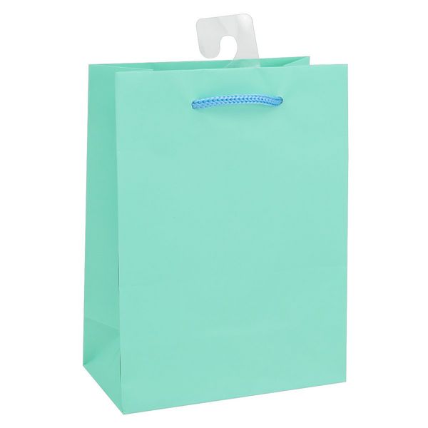 Produktbild: Idena Geschenktasche uni blau gelb rot gr&uuml;n 18x23x8cm 4fach sortiert 128g/m&sup2;