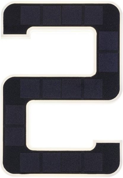 Produktbild: Paulmann 79843 Solar-Hausnummernleuchte 0.20W Warmwei&szlig; Schwarz