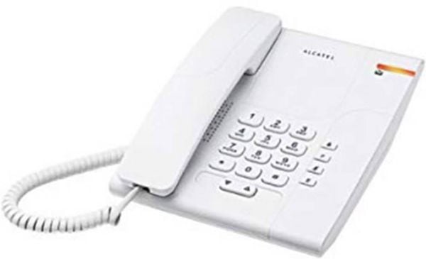 Alcatel Temporis 180 Blanc Schnurgebundenes Telefon, analog Weiß