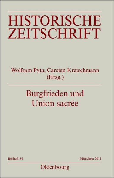 Produktbild: Burgfrieden und Union sacr&eacute;e