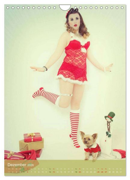 Produktbild: PinUp Girls 50er Jahre (Wandkalender 2026 DIN A4 hoch), CALVENDO Monatskalender