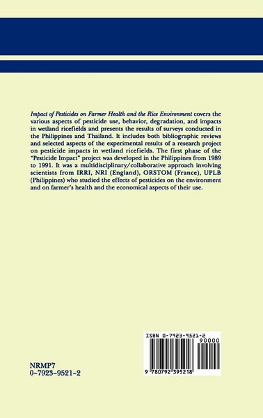 Produktbild: Impact of Pesticides on Farmer Health and the Rice Environment