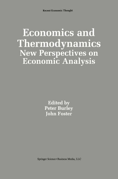 Produktbild: Economics and Thermodynamics