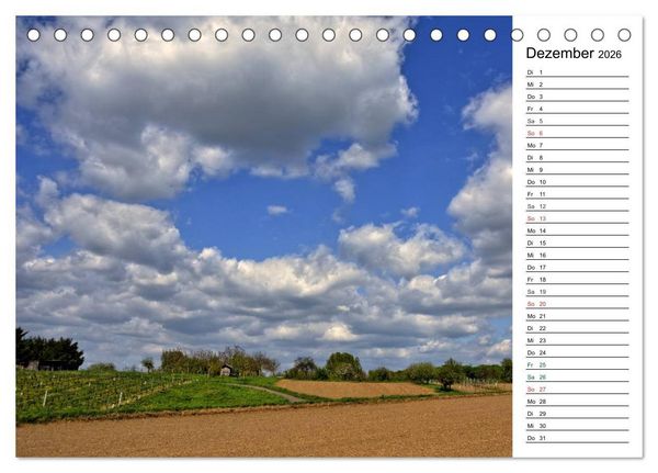 Produktbild: Landschaften des Kraichgaus (Tischkalender 2026 DIN A5 quer), CALVENDO Monatskalender