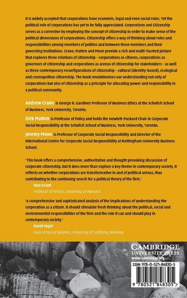 Produktbild: Corporations and Citizenship