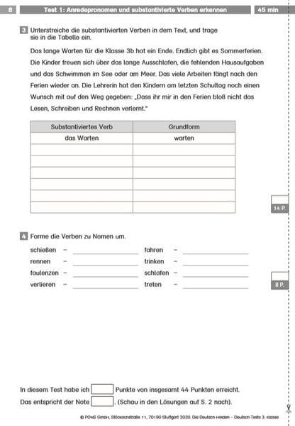 Produktbild: Deutsch-Tests 3. Klasse