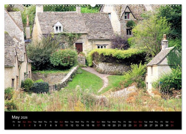 Produktbild: Cotswold Cottages (High Quality Premium Wall Calendar 2026 DIN A2 landscape),CALVENDO 12 Month Wall Calendar