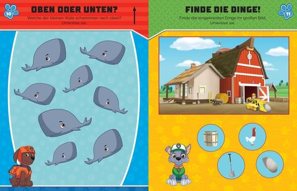 Produktbild: PAW Patrol Mein R&auml;tselbuch mit 40 Tattoos