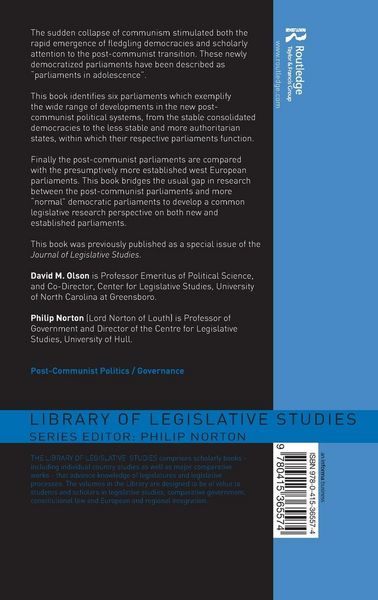 Produktbild: Post-Communist and Post-Soviet Parliaments