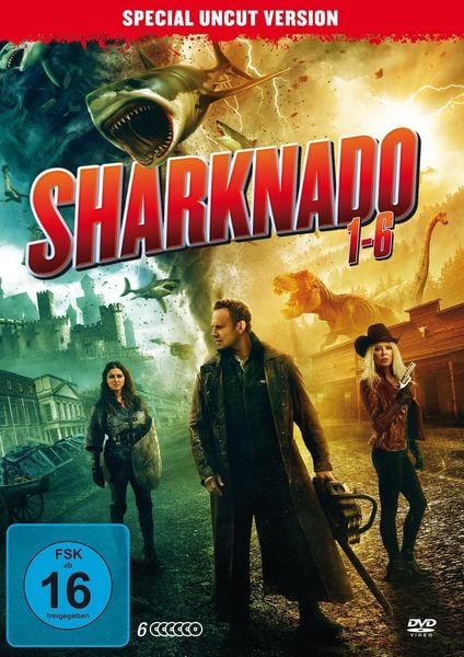 Sharknado 1-6 UNCUT [6 DVDs]