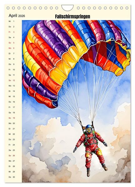 Produktbild: Attraktiver Outdoorsport (Wandkalender 2026 DIN A4 hoch), CALVENDO Monatskalender