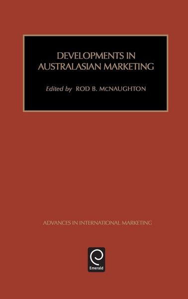 Produktbild: Developments in Australasian Marketing