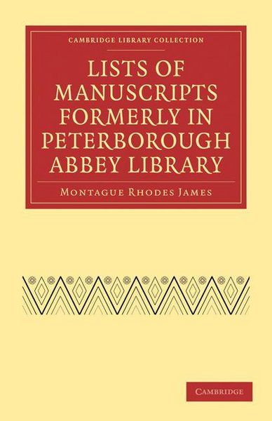 Produktbild: Lists of Manuscripts Formerly in Peterborough Abbey Library