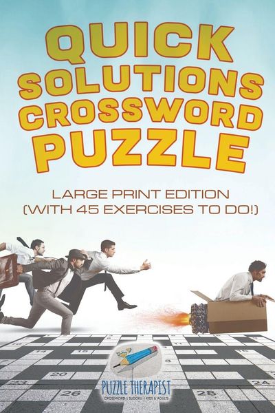 Produktbild: Quick Solutions Crossword Puzzle | Large Print Edition (with 45 exercises to do!)