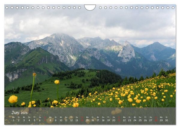 Produktbild: Ammergauer Alpen (Wandkalender 2026 DIN A4 quer), CALVENDO Monatskalender