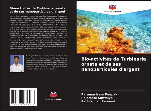 Produktbild: Bio-activit&eacute;s de Turbinaria ornata et de ses nanoparticules d'argent