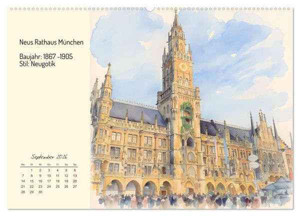 Produktbild: Prunkvolle deutsche Rath&auml;user (Wandkalender 2026 DIN A2 quer), CALVENDO Monatskalender