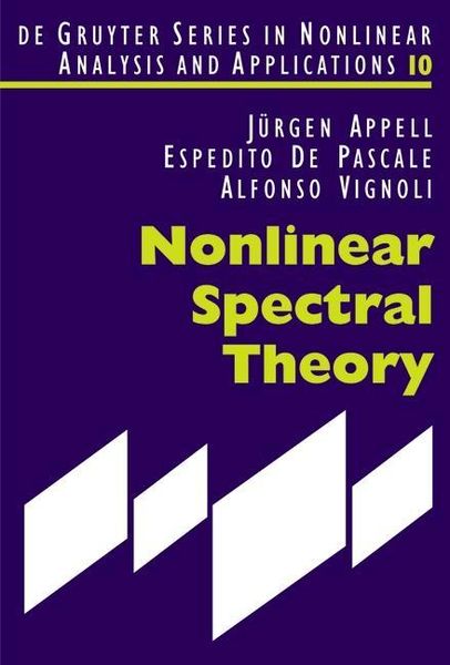 Produktbild: Nonlinear Spectral Theory