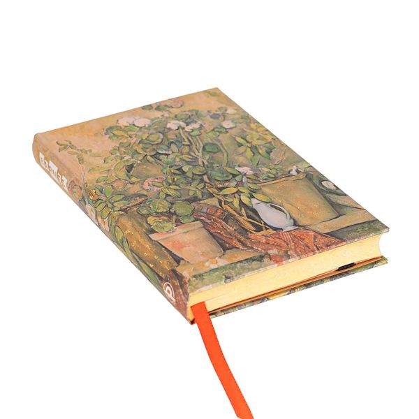 Produktbild: Hardcover Notizbuch, Cezannes Terrakotta-T&ouml;pfe und Blumen, Mini, Unliniert