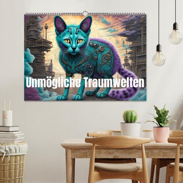 Produktbild: unm&ouml;gliche Traumwelten (Wandkalender 2026 DIN A2 quer), CALVENDO Monatskalender